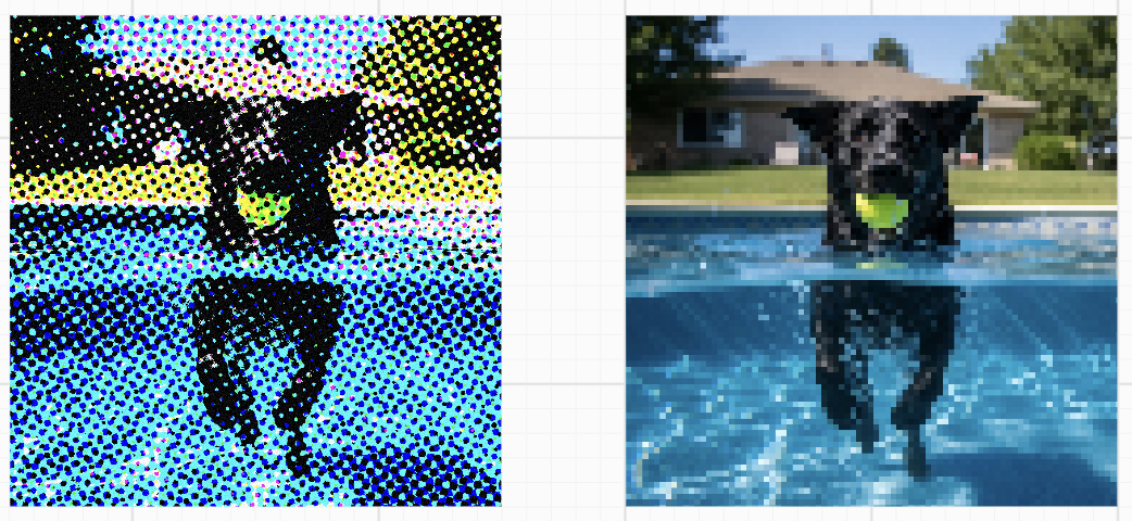 Pixelate effect